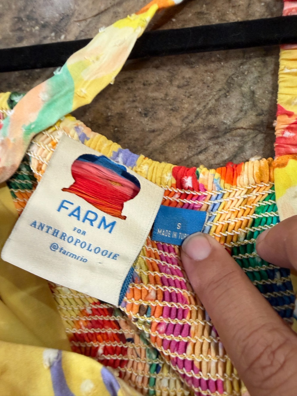 Farm Rio Textured Tropical Maxi Dress - Picture 6 of 7